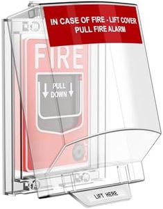 Zipcase Fire Alarm Pull Station Cover, Durable Protective Guard to Prevent Accidental Trigger, Physical Damage, Dust and Debris, Easy to Install Enclosure
