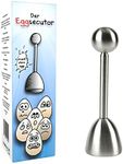 The Eggsecutor Egg topper made of stainless steel I time-saving egg cutter/egg shell cracker Bonus: free eBook with egg recipes Kitchen must have gadget