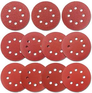 5-Inch Hook and Loop Sanding Discs for Random Orbital Sander, Assorted Sandpaper 40-1000 Grits, 110 PCS