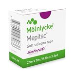 Mepitac 298300 Soft Silicone Tape, 2 cm x 3/0.8 in x 3.3 yd