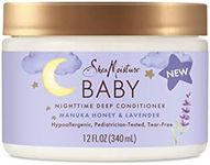 SheaMoisture Baby Deep Conditioner Manuka Honey & Lavender for Delicate Hair and Skin Nighttime Skin and Hair Care Regimen 12 oz