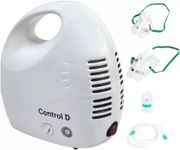 Control D Pro Max Respiratory Machine with Complete Mask Kit for Kids & Adults Nebulizer (White)