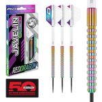 RED DRAGON Javelin Spectron 24 Gram Premium Tungsten Steeltip Darts Set with Dart Flights and Dart Shafts (Stems)