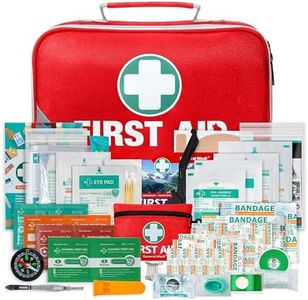 General Medi 2-in-1 First Aid Kit (215 Piece Set) + 43 Piece Mini First Aid Kit -Includes Ice(Cold) Pack, Moleskin Pad and Emergency Blanket for Travel, Home, Office, Car, Workplace