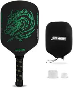 Pickleball Paddles, T700 Carbon Fiber Pickleball Paddle 3K Surface with Blingbling Dragon Pattern,Increased Spin & Control,Pickle Ball Paddle,Gifts for Pickleball Lovers