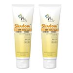 FIXDERMA Shadow Sunscreen SPF 50+ PA+++ Gel | Sunscreen SPF 50 for Oily, Acne Prone & Normal Skin | Broad Spectrum & UVA & UVB Protection | Lightweight | No White Cast | For Unisex - 75G (Pack of 2)
