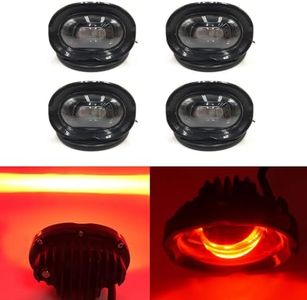 Fuguang [4 Pack] LED Forklift Lights Red Straight Line Forklift Safety Light Warehouse Working Area Warning Lights(Red 4 Pack)
