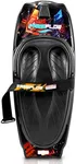 SereneLife Thunder Wave Kneeboard - Dual Color Design in Black/Red with Strap & Hook | Versatile Water Sports Board for Boating, Knee Surfing & More - Ideal for Kids & Adults