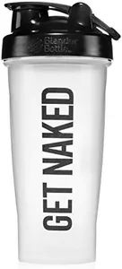 NAKED Nutrition Shaker Bottle With Blender Ball - 28oz …