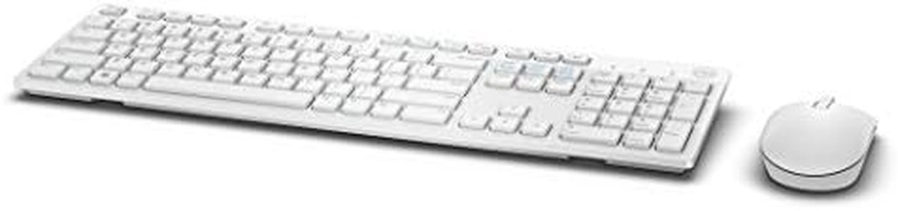 Clavier et souris multimédia sans fil Dell - KM636 - français (AZERTY) - Blanc