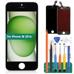 for iPhone SE Screen Replacement for iPhone SE LCD for iPhone SE LCD Screen for iPhone SE Digitizer A1662 A1723 A1724 Touch Screen Assembly Repair Parts