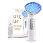 Project E Beauty Blue LED+ Acne Light Therapy | 415nm Blue Photon Beauty LED Therapy Anti Acne Spot Scars Removal Reduce Inflammation Smooth Improving Sensitive Calming Anti Bacteria Facial Device