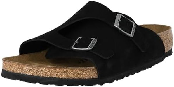 Birkenstock 1025045 Zurich Sandals, Black, 28.5 cm