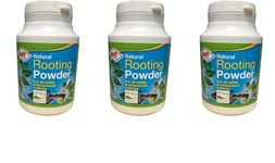 Doff Pack of 3 Natural Rooting Powder for Plant and Cuttings 75grams