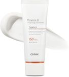 COSRX Vitamin E Vitalizing Face Sunscreen SPF 50, 1.69 fl oz, SPF Moisturizer, Lightweight under Makeup, Travel Essentials, Summer Essentials, Korean Skin Care, Korean Sunscreen for Face