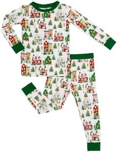 LollyBanks Toddler Pajamas,Viscose from Bamboo Sleepwear Set for Kids
