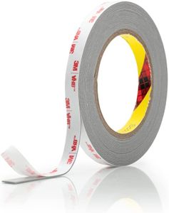Double Sided Tape, Heavy Duty Super Strong Two Sided Adhesive Foam Tape, Made of 3M VHB Tape, 20 Feet Length X 0.5 inch Width Waterproof mounting Foam Tape for Indoor and Outdoor use…