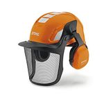 Stihl Advance X-Vent Helmet Set, Orange and Black