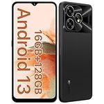 UMIDIGI A15C (16+128GB) Android 13 NFC Unlocked Cell Phone|48MP Camera|5000mAh Battery-Graphite Black