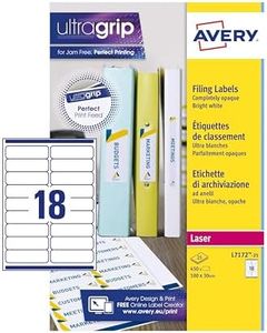 Avery Étiquettes pour classeurs à anneaux