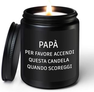 Coldbling Regalo per Papà, Regalo Compleanno Papà, Regali per il Papà da Figlia Figlio, Papà Candela, Regali Creativi per Papà Candela al Sandalo(200g)
