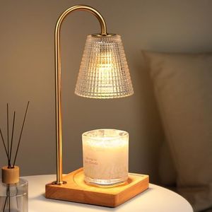 Hong-in Candle Warmer Lamp with Timer Dimmer,Birthday Gifts for Women Mom,House Warming Gifts New Home Room Decor,Wax Warmer for Scented Wax Jar Candles