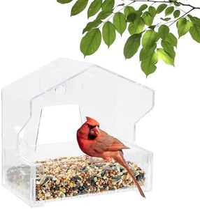 Perky-Pet 345 Window Bird Feeder – 1/2 Lb Capacity