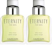 CALVIN KLEIN Eternity - After Shave for Men - Woody-Aromatic Fragrance - Nourishes and Cools After Shaving - 100 ml (Pack of 2)