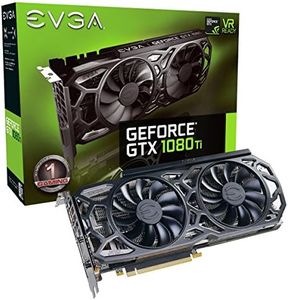 EVGA GeForce GTX 1080 Ti SC Black Edition Gaming, 11GB GDDR5X, iCX Cooler & LED, Optimized Airflow Design, Interlaced Pin Fin Graphics Card 11G-P4-6393-KR (Renewed)