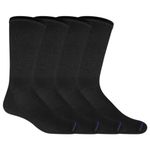 Dr. Scholl's Men's Diabetes & Circulator Socks, Black, 13-15