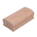 Yibuy 12# Wood Radius Sanding Blocks for Guitar Bass Fret Leveling Fingerboard Luthier Tool