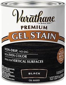 Varathane 358176 Premium Gel Stain, Quart, Black