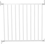 BabyDan No Trip, Covers openings between 72-78.5 cm/28.4-30.9 inches, Basic Stair Gate/Baby Gate/Safety Gate, Metal, White, Made in Denmark - (Pet Gate/Dog gate)