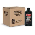 Castrol 06818 Transmax Mercon V Automatic Transmission Fluid - 1 Quart, (Pack of 6)