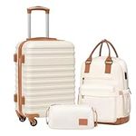 Coolife Luggage Sets Suitcase Set 3