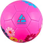 Vizari Blossom Soccer Ball, Pink/Blue, 3