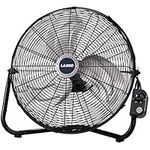 Lasko 20" High Velocity QuickMount, Easily Converts from a Floor Wall Fan, 7 x 22 x 22 inches, Black 2264QMC, 1 Units