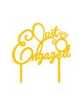 OM KRAFT Omkraft Engagement/Wedding Cake Topper With Different Colour Options Available