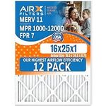 16x25x1 Air Filter MERV 11 Rating, 