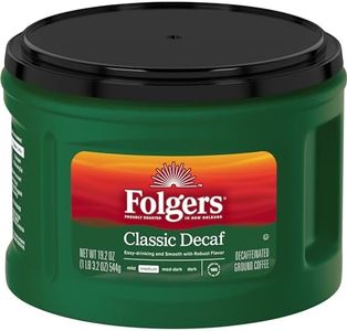 Folgers Classic Decaf Medium Roast Ground Coffee, 19.2 Ounces (Pack of 6)