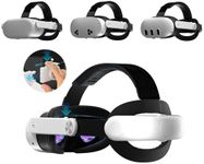 WOUNMTT Head Strap for Oculus Meta Quest 3/3S/Quest 2 – One-Click Release VR Headset Strap with Adjustable Dial, Universal Quick-Conversion Design for Quest 2, Comfort Fit VR Accessories