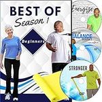 Beginner Exercise DVD: 6 Total Body Workouts + Resistance Bands. Fun, Easy to Follow, go at Your own pace. Great Low Impact Exercise DVD for Beginners. Perfect Workout Videos for Beginners at Home.