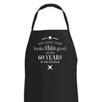 60th Birthday Apron Kitchen Cooking Gift 60 for Him Her