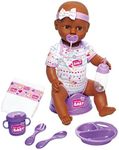 Simba New Born 105030060 Baby Doll with Sleeping Eyes Drink and Moisture Function 8 Pieces 43 cm