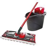 Vileda Ultramax Complete Mop and Bucket Set, Black/Red