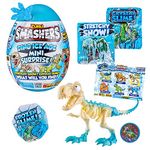 Smashers Dino Ice Age Surprise Egg - Mini T-Rex Skeleton Egg with Surprises! Mix-Match Dinos, Build & Battle (T-Rex Skeleton) by ZURU