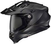 ScorpionEXO XT9000 Full Face Carbon Fiber Adventure Motorcycle Helmet (Matte Black Large)