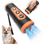 Surezap Anti Barking Device for Dogs - Dog Barking Deterrent Devices - Ultrasonic Bark Control Rechargeable, 4 Safe Modes, 15m Range, Humane & Safe, Effective for Small Medium Large Dogs.
