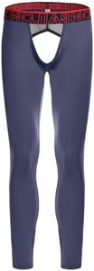 ZONBAILON Tights Compression Pants Men Leggings Base Layer Dark Gray 2XL