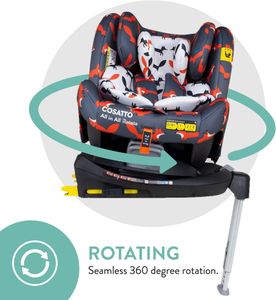 Cosatto Rotate 360 Car Seat – Charcoal